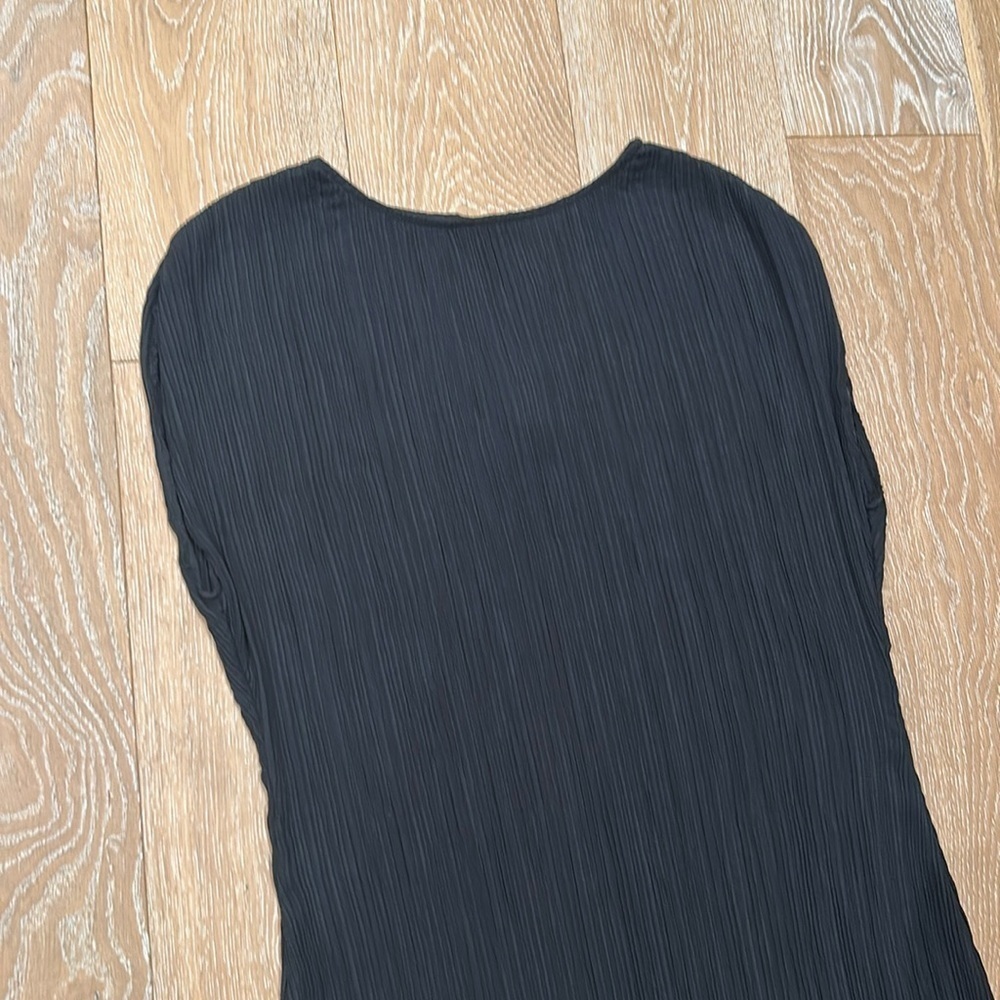 Madewell Plisse Mini Tee Dress - Picture 3 of 13